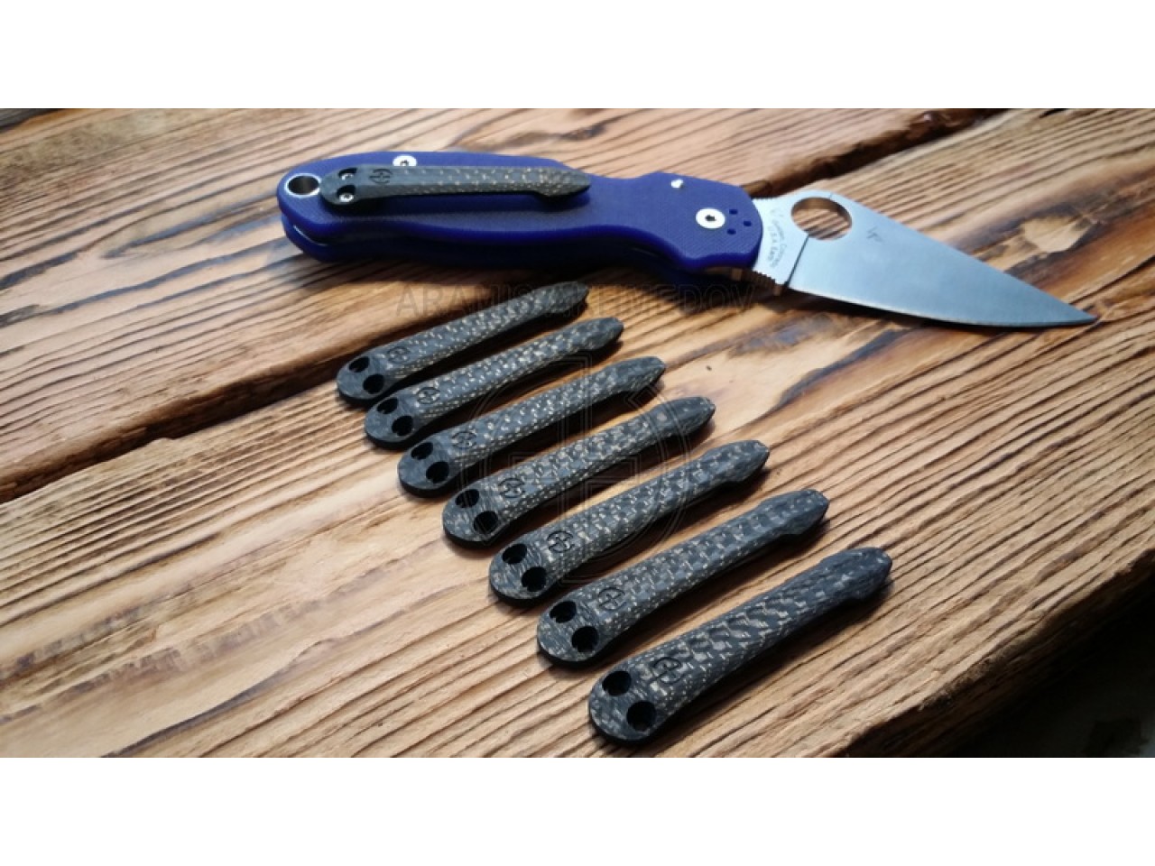 Custom clip for Spyderco knives. Model S1